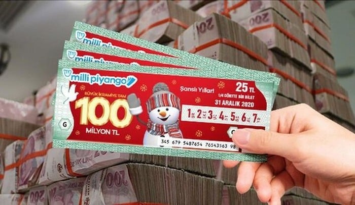 Lísty do národnej lotérie ako typický turecký darček.