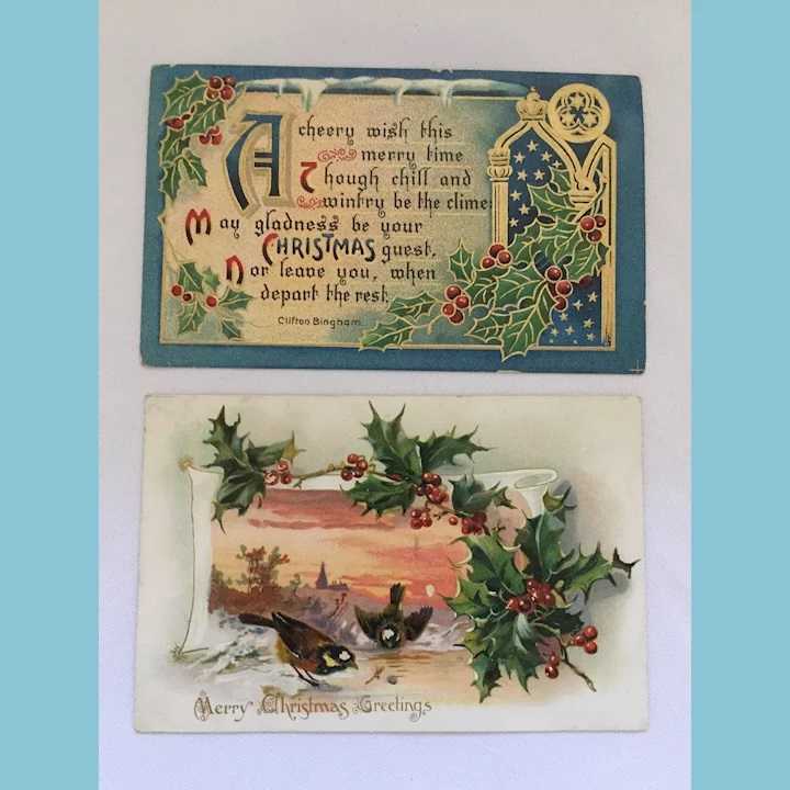 Vianočné pohľadnice s vytlačeným textom priania