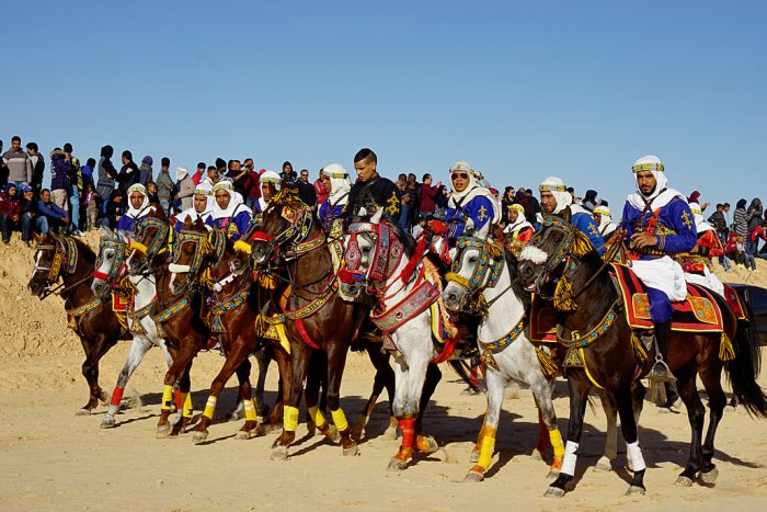 Vianočný saharský festival v Tunisku.