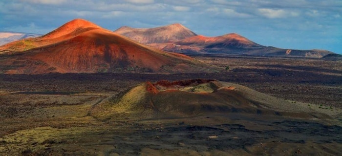Národný park na ostrove Lanzarote.