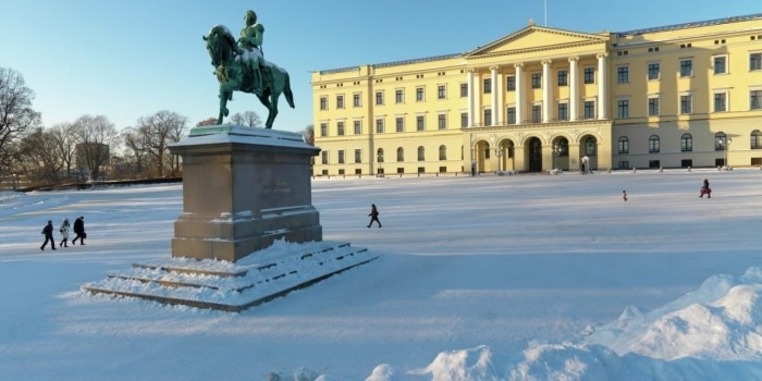 Kráľovský palác v Osle.